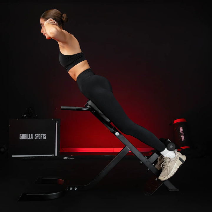 Banca reglabila lombar alba Gorilla Sports