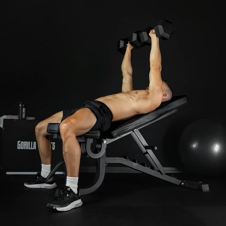 Halter hexagonal cu cauciuc 2 - 50 kg