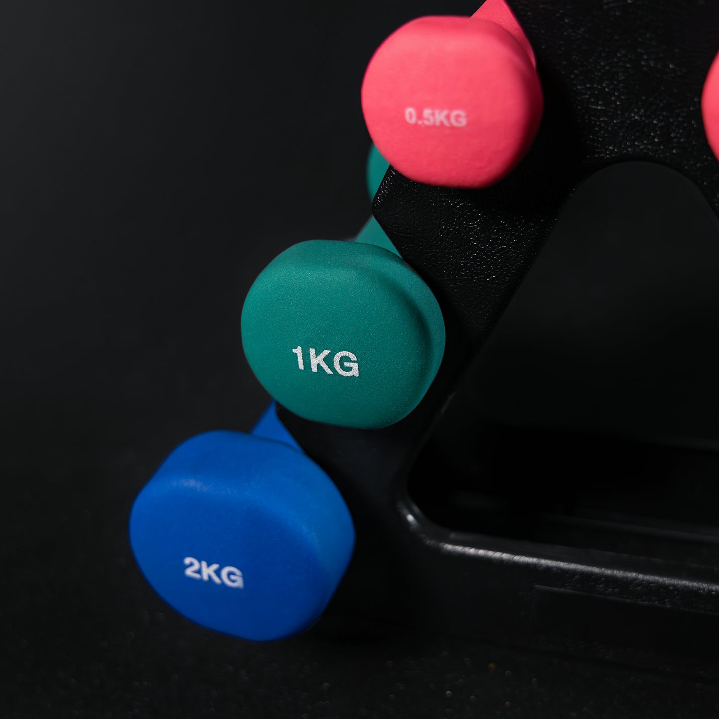 Halterele de gimnastică din neopren, rotunde, 1 - 10 kg