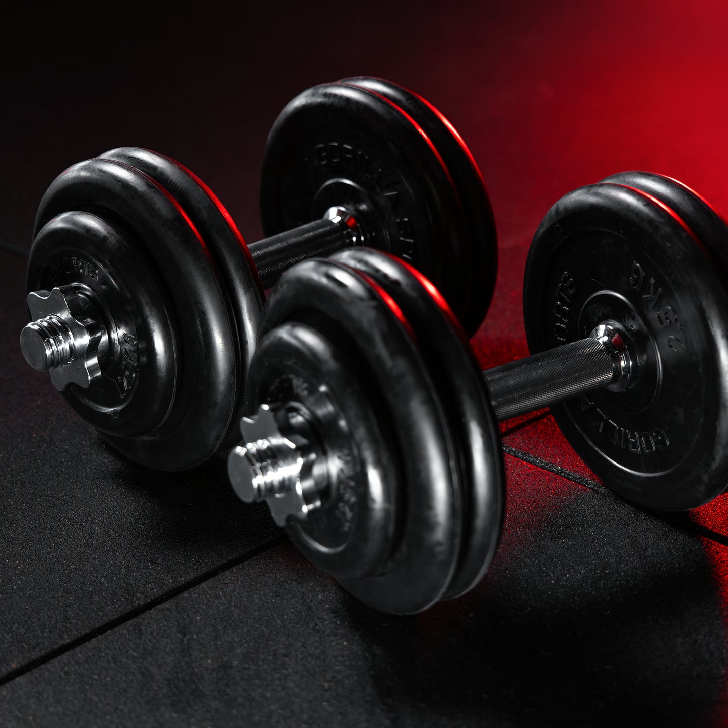 Discuri din cauciuc 0.5 - 30 KG Gorilla Sports