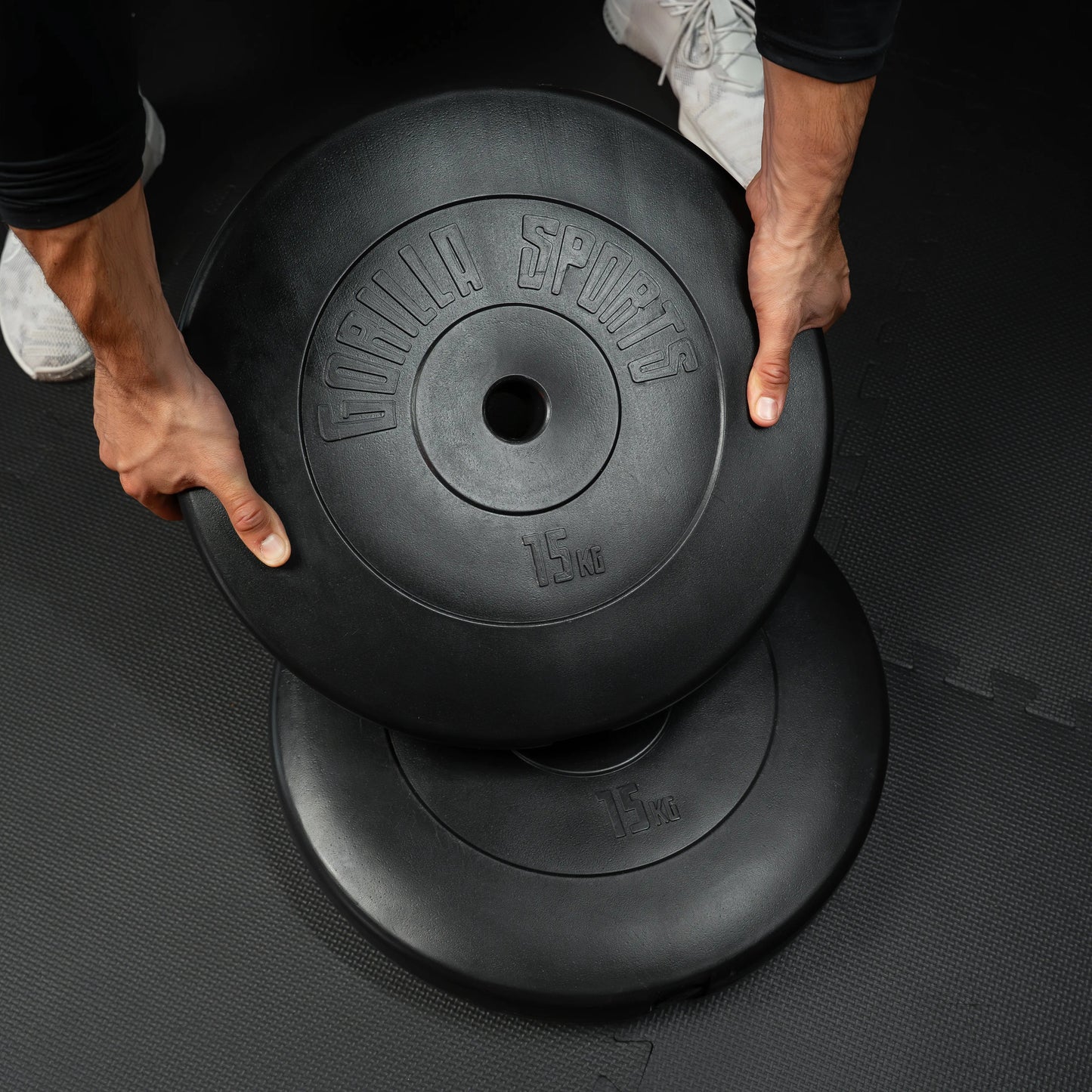 Disc din plastic umplut cu ciment, 1,25 - 15 kg, 30/31 mm