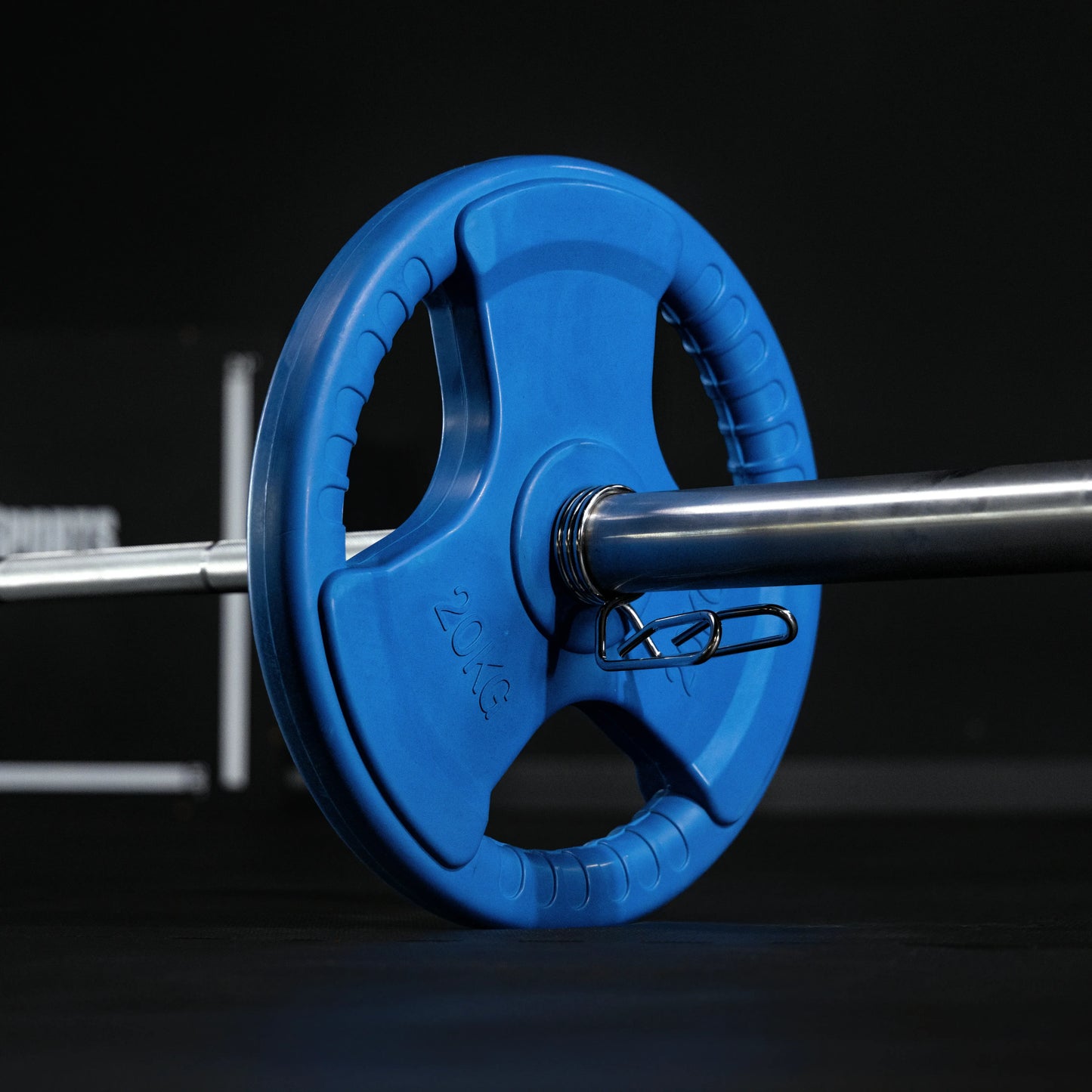 Discuri olimpice cu grip, cauciucate, 1,25 - 25 kg, 50/51 mm