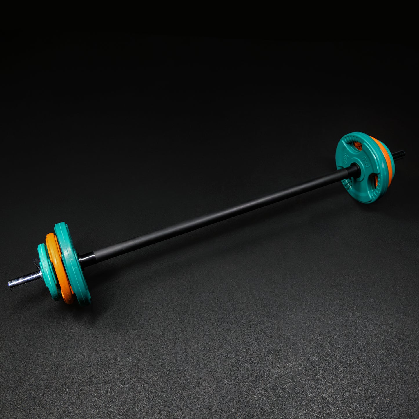 Set de haltere Aerobic cu mâner din cauciuc 19,5 kg