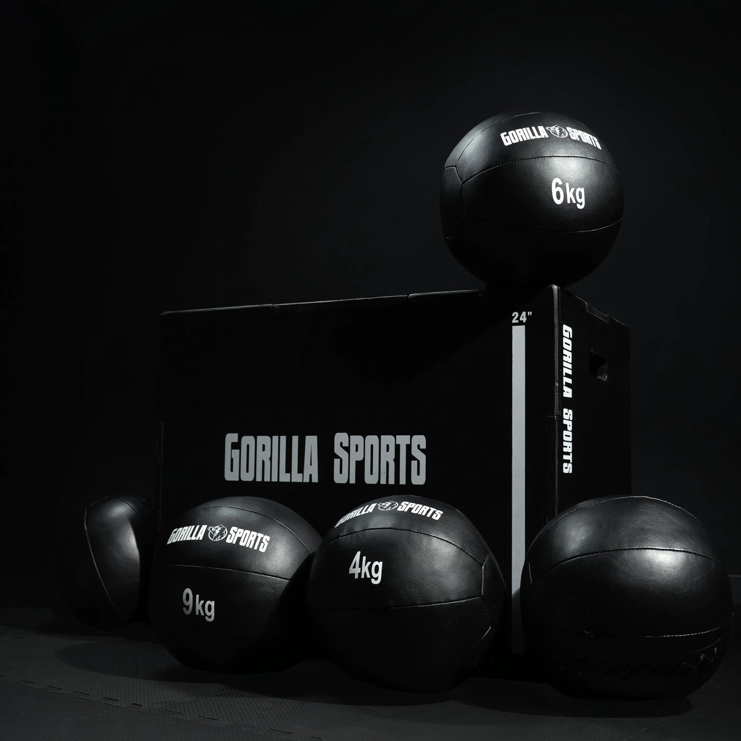 Minge medicală Wall Ball din piele sintetică 1 - 10 kg