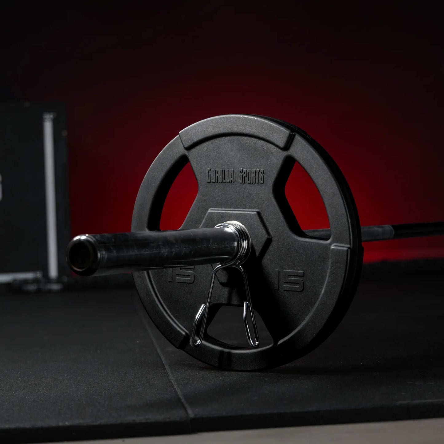 Discuri din fier cauciucat, cu grip, olimpice PRO, 1,25 - 25 kg, 50/51 mm