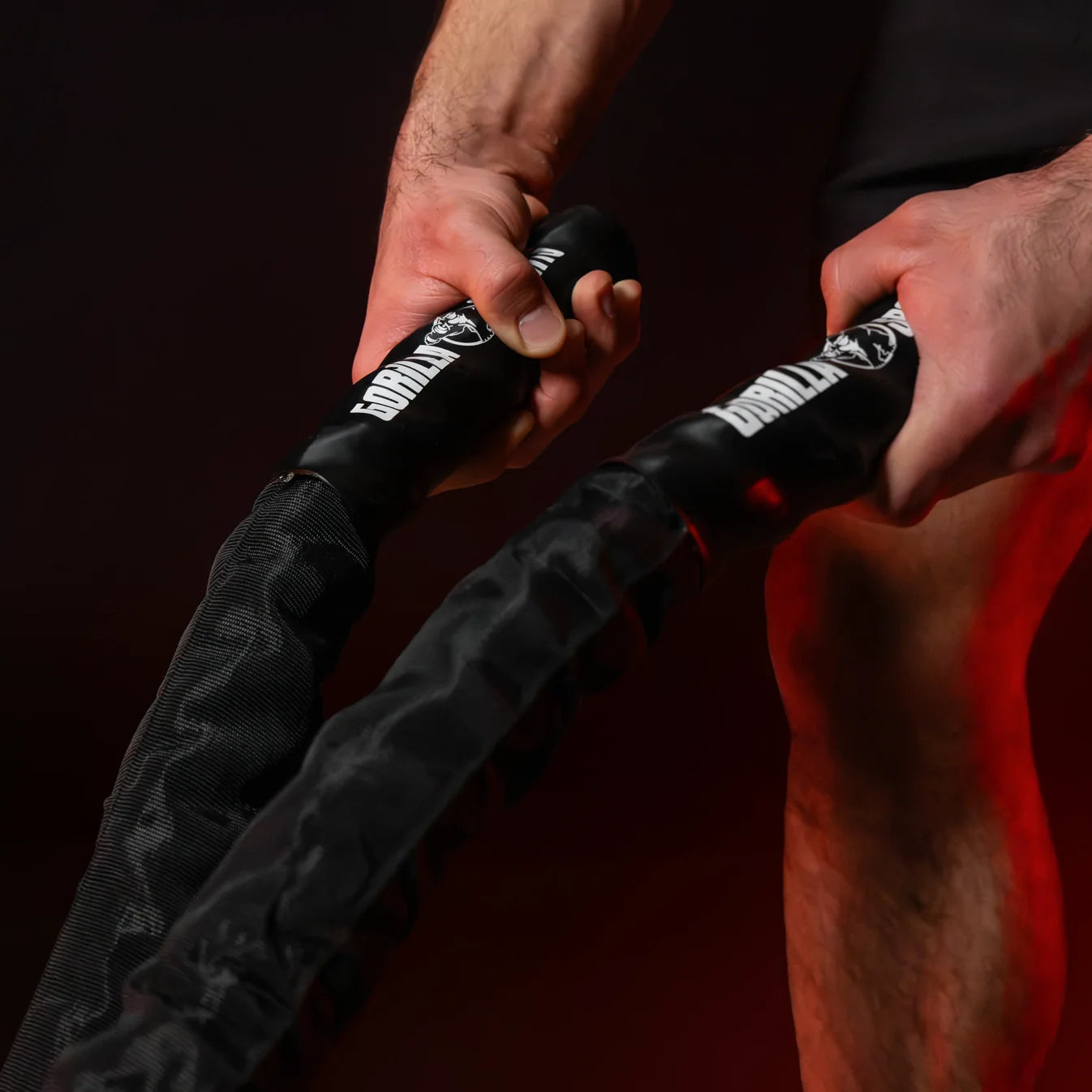 Battle Rope din nailon cu suport de perete inclus, 1,5-2 inch grosime, 30-40 feet lungime - US EDITION