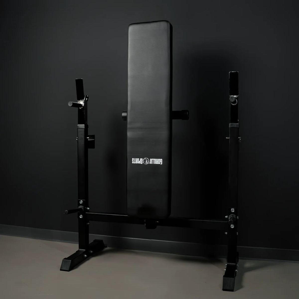 Banca de exercitii cu suport, lata, inclusiv set de gantere 40/70/100 kg