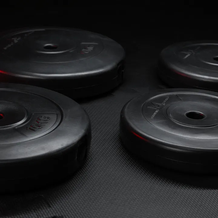 Set de discuri pentru haltere E-Series din plastic 30 kg