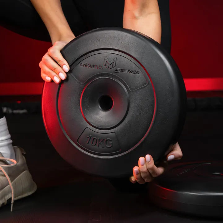 Set de discuri pentru haltere E-Series din plastic 30 kg