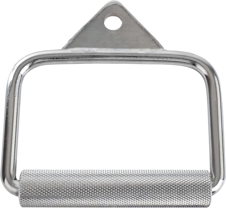 Maner pentru o singura mana, rotativ, suprafata de prindere zimtata, otel, cromat ScSports