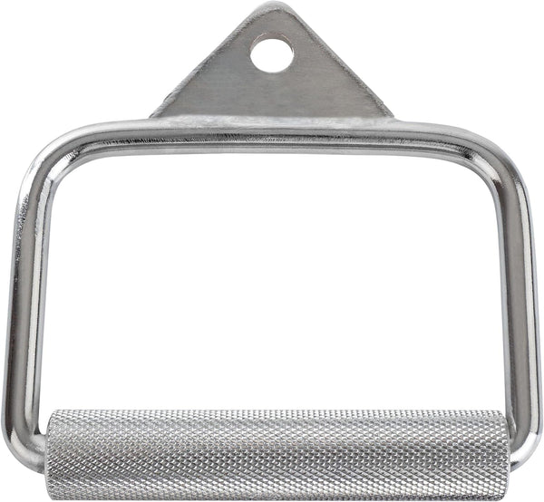 Maner pentru o singura mana, rotativ, suprafata de prindere zimtata, otel, cromat ScSports