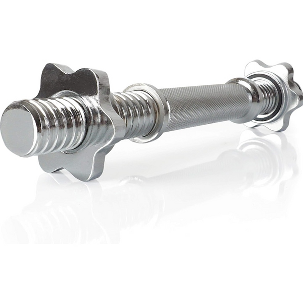 Set de 2 bare de haltere, din otel, cu stele de blocare, 30/31 mm ScSports