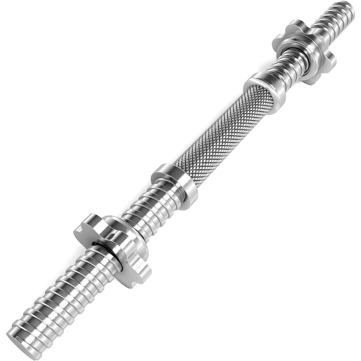 Set de 2 bare de haltere, din otel, stea de blocare, 30/31 mm ScSports