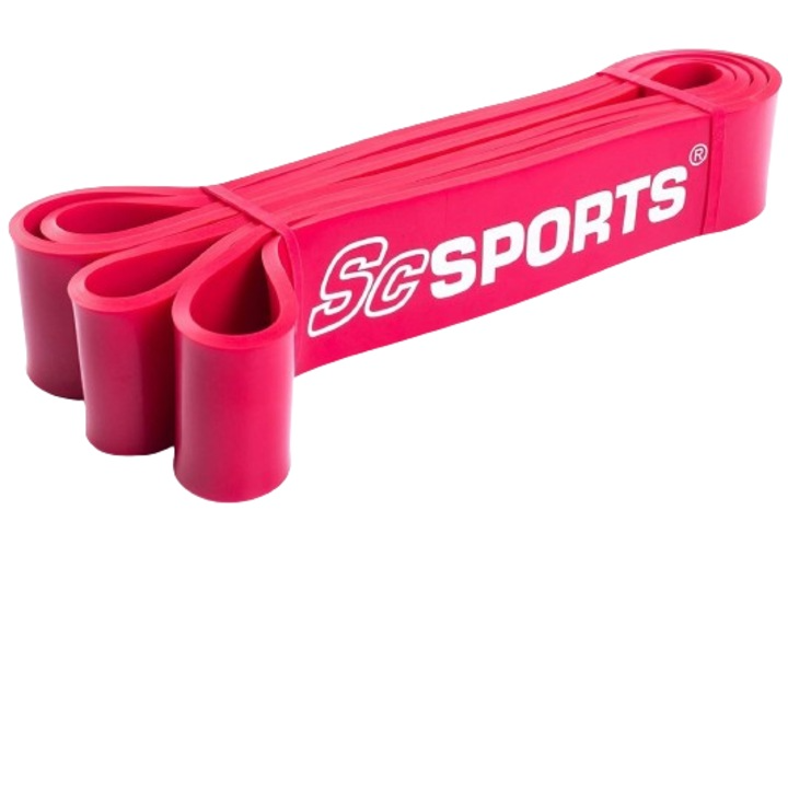 Banda elastica pentru fitness, 2 m, latex natural, multiple culori ScSports
