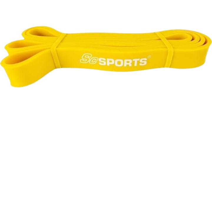 Banda elastica pentru fitness, 2 m, latex natural, multiple culori ScSports