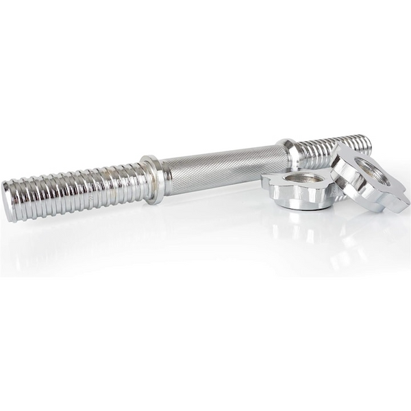 Set de 2 bare de haltere, din otel, cu stele de blocare, 30/31 mm ScSports