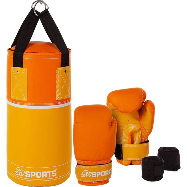 Set de box, pentru copii, portocaliu, ScSports