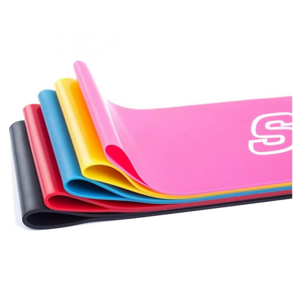 Benzi de fitness 500 x 50 mm ca set complet în diferite culori și rezistențe ScSports