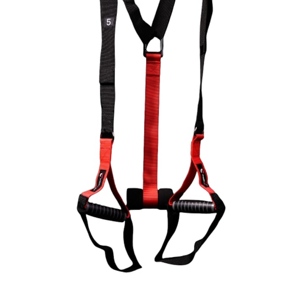 Banda elastica pentru fitness, cu manere Christopeit