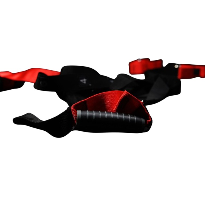 Banda elastica pentru fitness, cu manere Christopeit