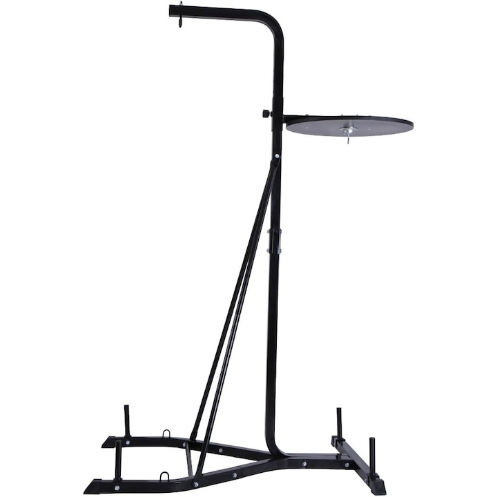 Platforma din otel pentru para box, 205 x 105 x 122 cm, negru PHYSIONICS