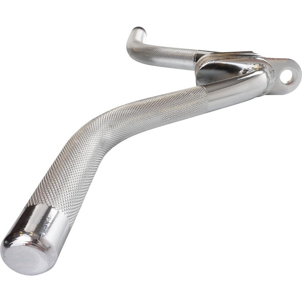 Maner triceps curl grip, rotativ, suprafata de prindere zimtata, otel, cromat ScSports