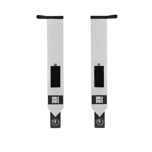 Bandaje pentru incheietura mainii, gri, Gorilla Sports