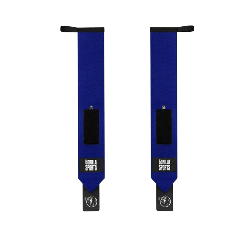 Bandaje pentru incheietura mainii, albastru, Gorilla Sports