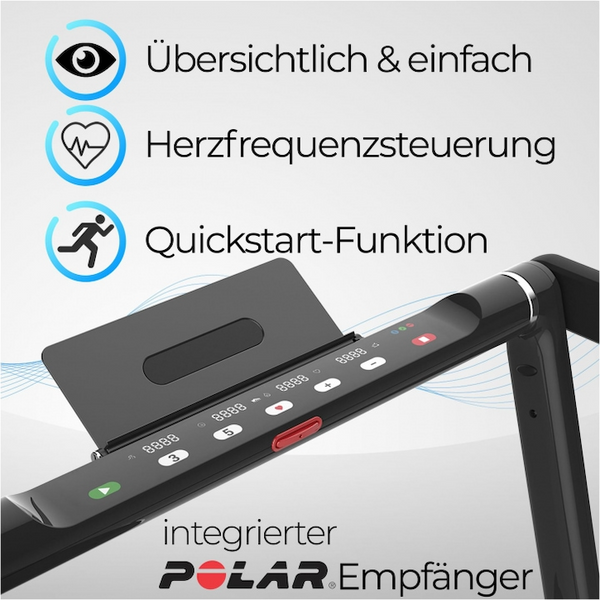 Banda de alergare MAXXUS M8 Argintie