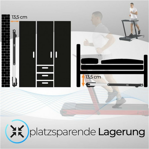 Banda de alergare MAXXUS M8 Argintie