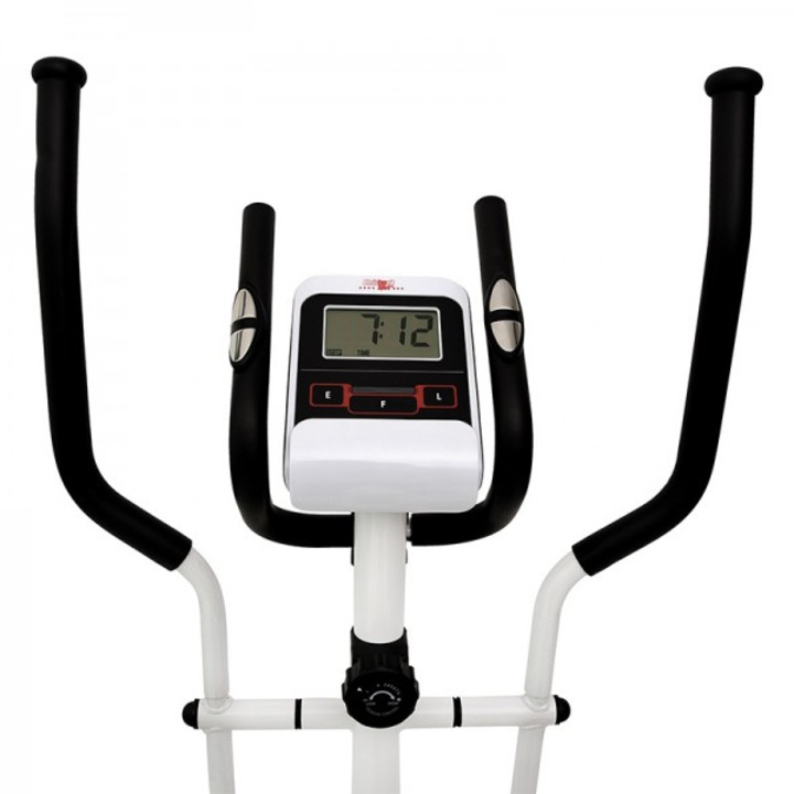 Bicicleta Eliptica Fitness 2in1 CT 4 104x65x156 cm Functii de Calorii, Distanta, Puls, Timp, Viteza, 8 trepte de dificultate Christopeit