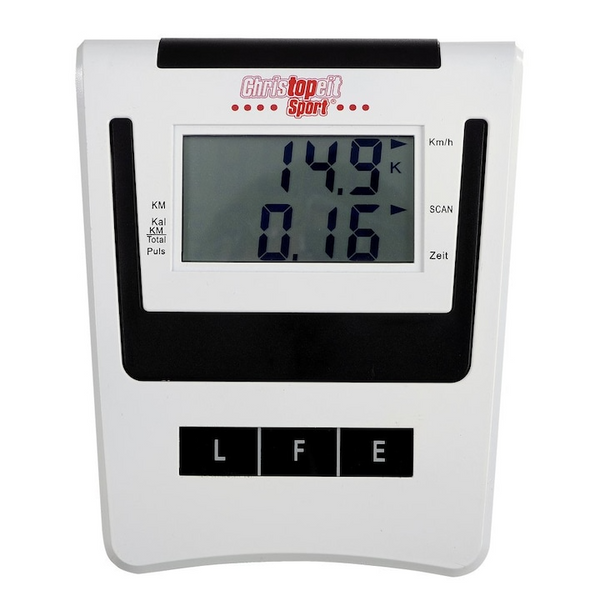 Bicicleta Fitness AL1 136x64x107 cm Functii de Calorii, Distanta, Puls, Timp, Viteza, 8 trepte de dificultate Christopeit