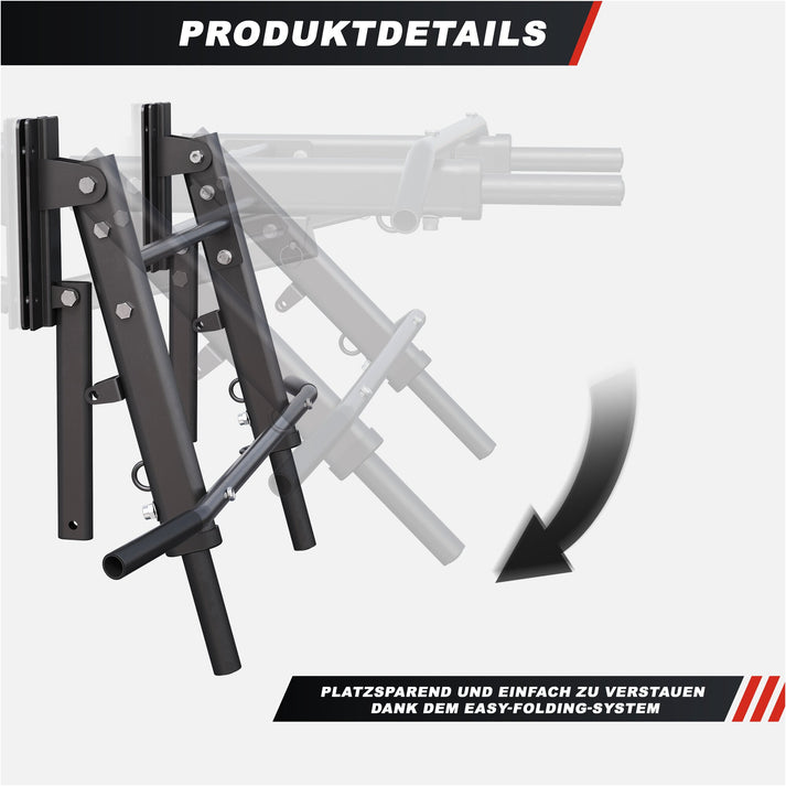 Bara de tractiuni pliabila 4 in 1, Gorilla Sports