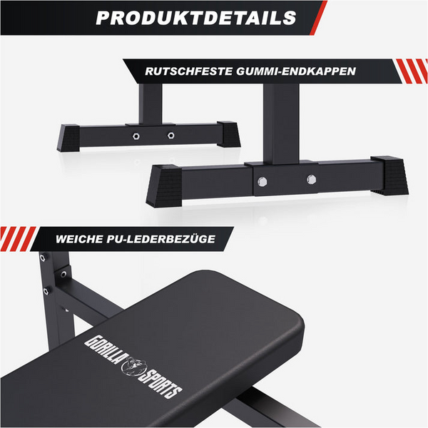 Banca piept cu suport reglabil, Gorilla Sports