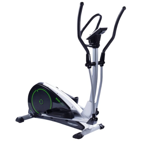 Bicicleta Crosstrainer Eliptic Christopeit ECO 2000, Generare proprie de energie, 150 Kg, Negru