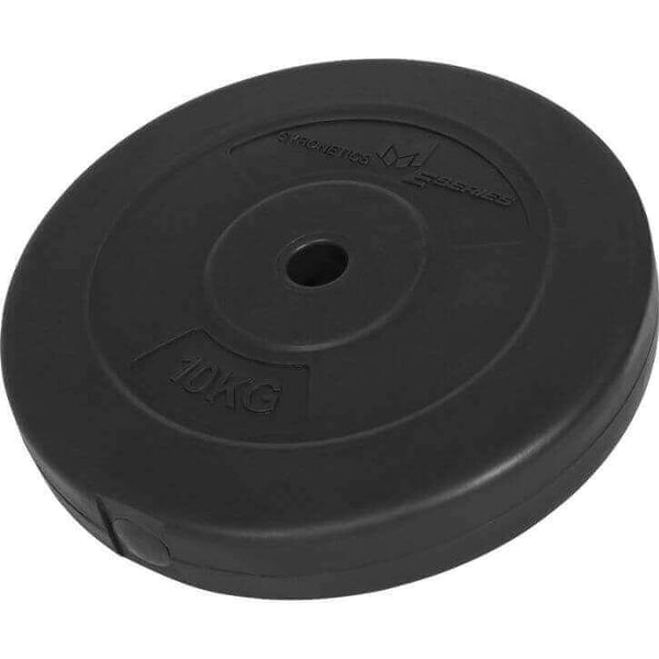 Set de discuri din ciment cu înveliș din plastic 30 KG (2X5kg 2X10kg) 25mm GYRONETICS - Gorilla Sports Ro