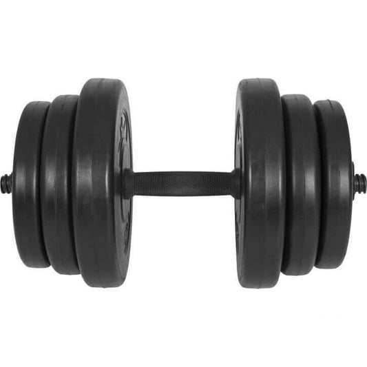 Set de gantere E-Series din plastic 20 kg 25 mm