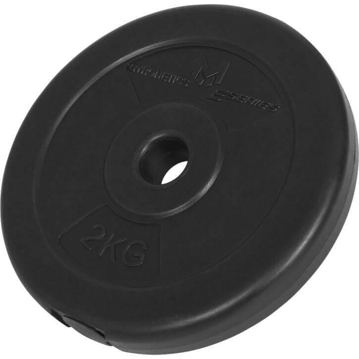 Set de gantere E-Series din plastic 20 kg 25 mm