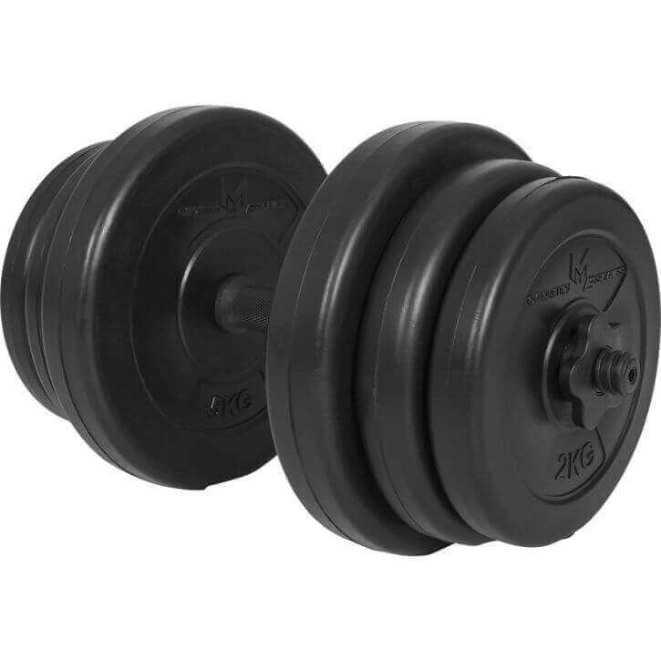 Set de gantere E-Series din plastic 20 kg 25 mm