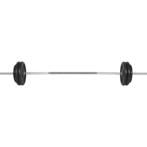 Set de haltere din fonta, 56, 5 kg, negru Gyronetics