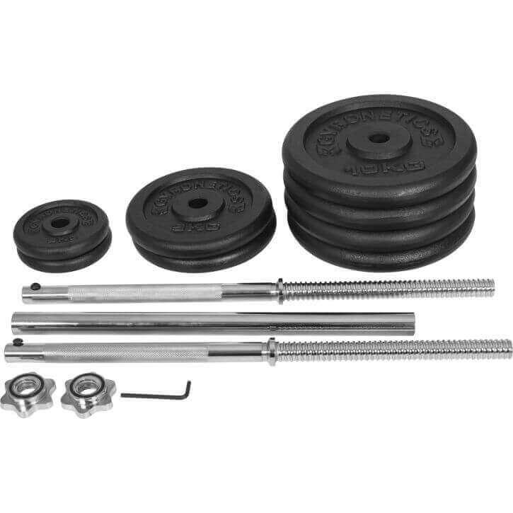Set de haltere E-Series 25 mm din fontă 60 kg