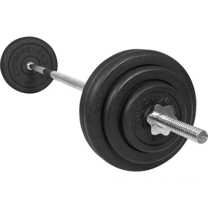 Set de haltere E-Series 25 mm din fontă 60 kg