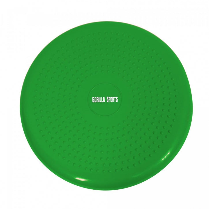Perna pentru echilibru/masaj, 33 cm, cu pompa, Verde