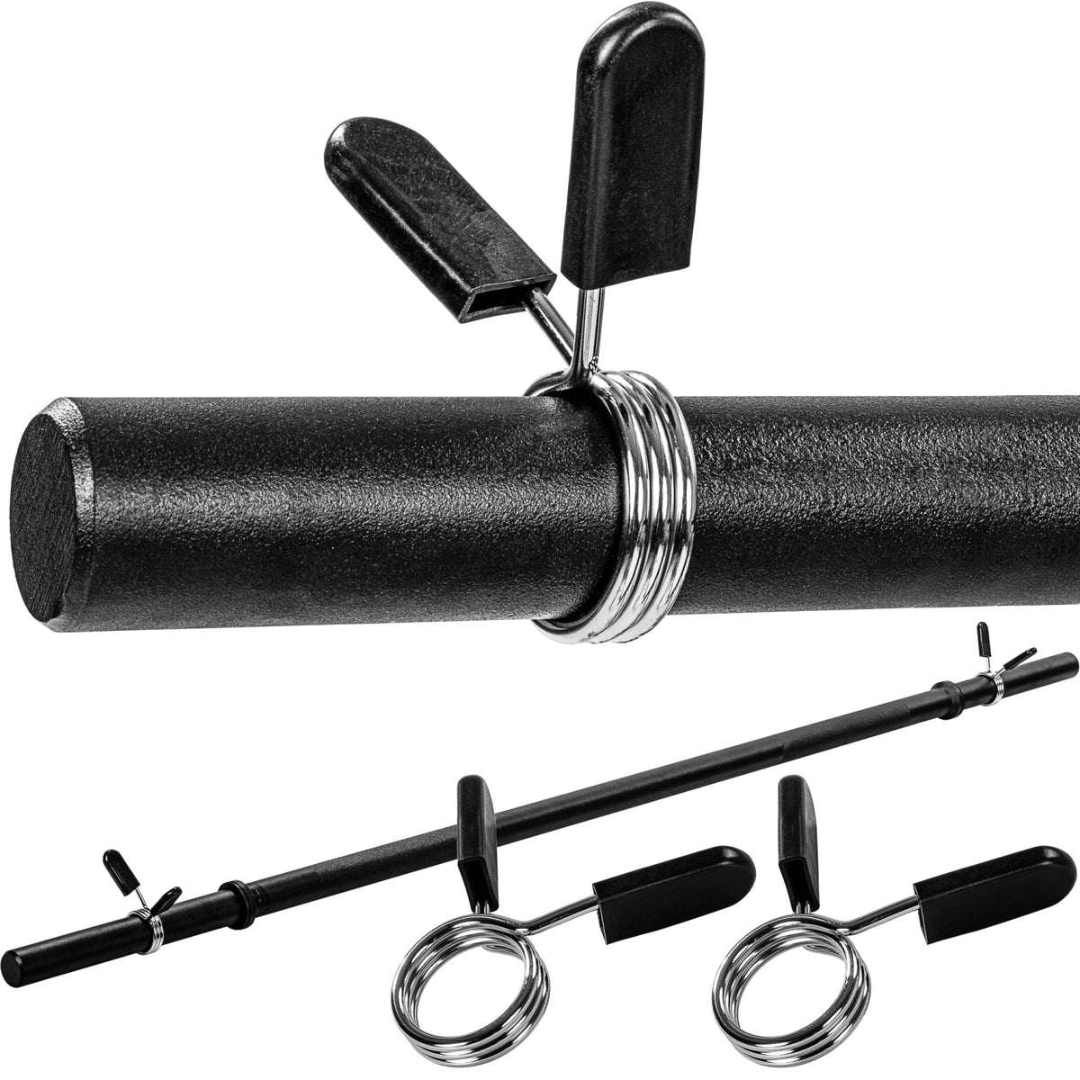 Bara, 120 CM - 180 CM, Cromat/Negru, Blocare in Piulita Stea/Arc MOVIT