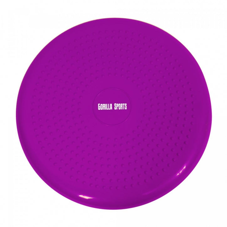 Perna pentru echilibru/masaj, 33 cm, cu pompa, Violet