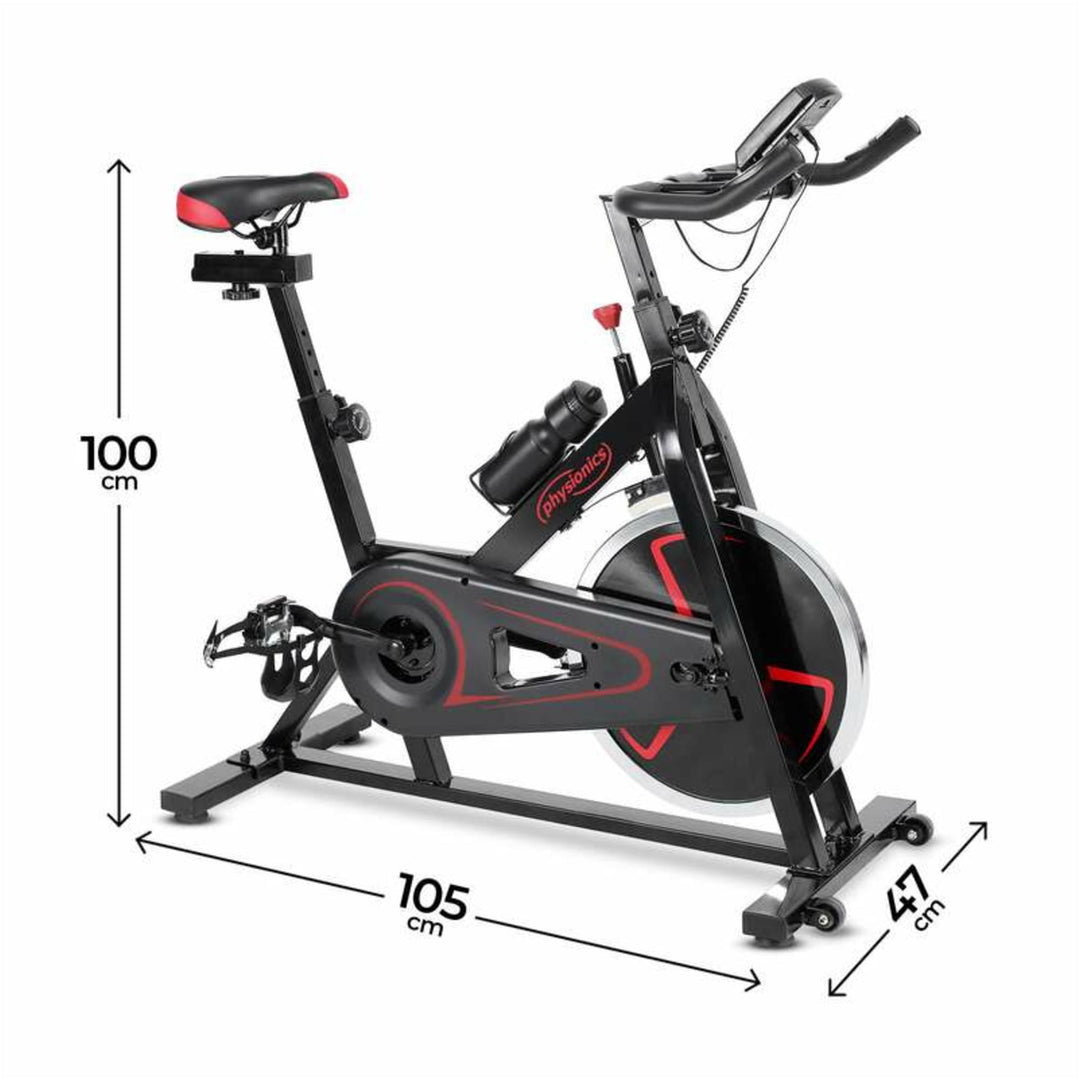 Bicicleta exercitii, cu afisaj LCD, Physionics - Gorilla Sports Ro