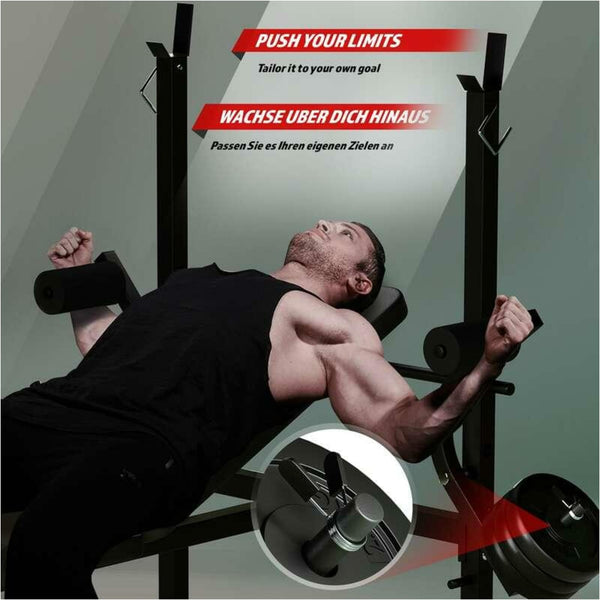 Banca de greutati, multifunctionala, Physionics - Gorilla Sports Ro