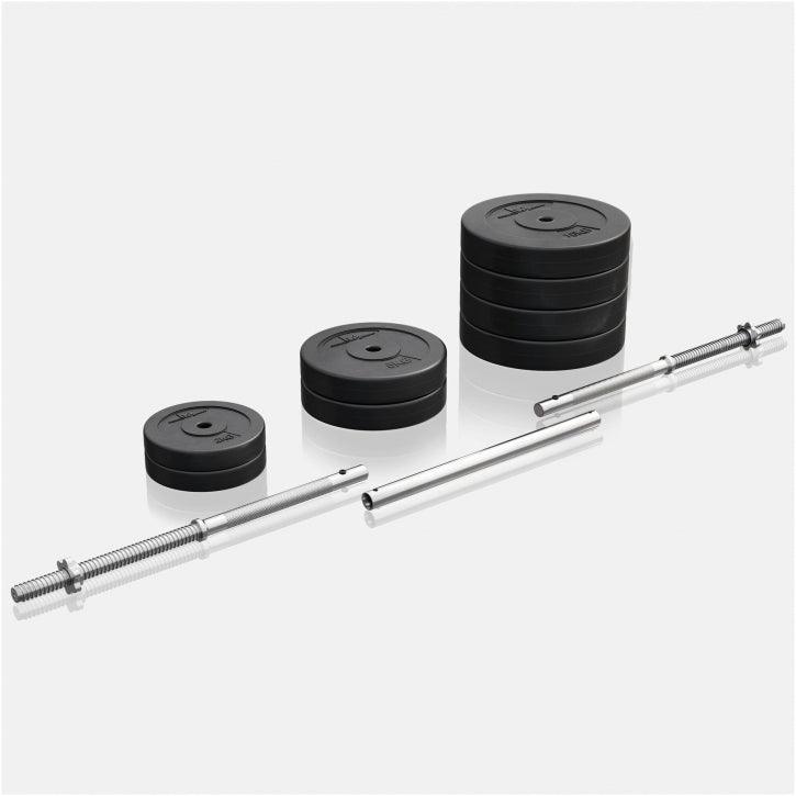 Set de haltere E-Series din plastic 60 kg