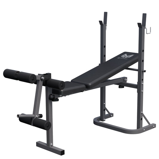 Bancă înclinată E-Series cu suport inclus, extensor pentru picioare