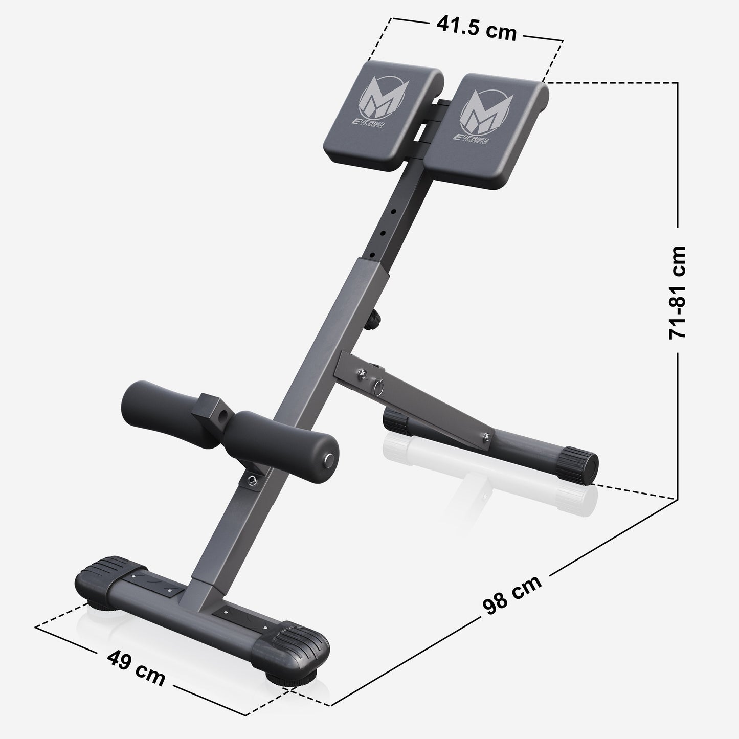 Aparat pentru extensia spatelui E-Series pliabil